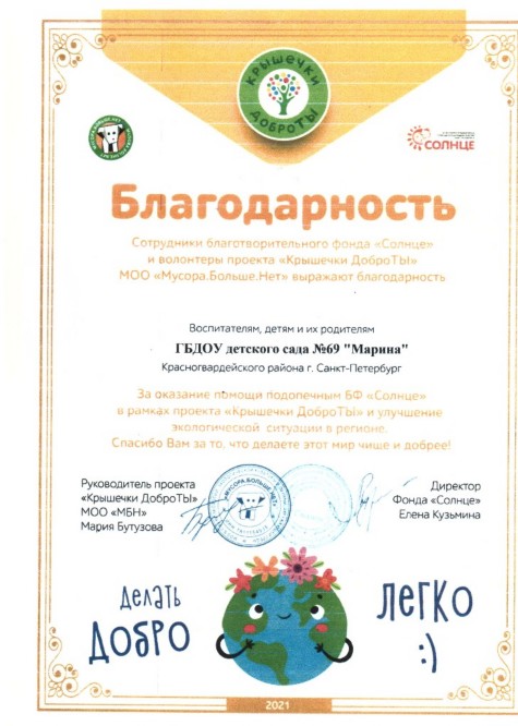 БЛАГОДАРНОСТЬ КРЫШЕЧКИ ДОБРОТЫ БЛАГОДАРНОСТЬ КРЫШЕЧКИ ДОБРОТЫ