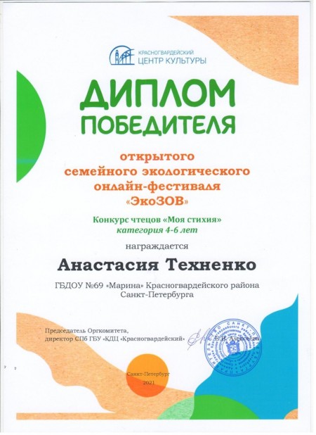 Диплом Техненко Анастасия Диплом Техненко Анастасия